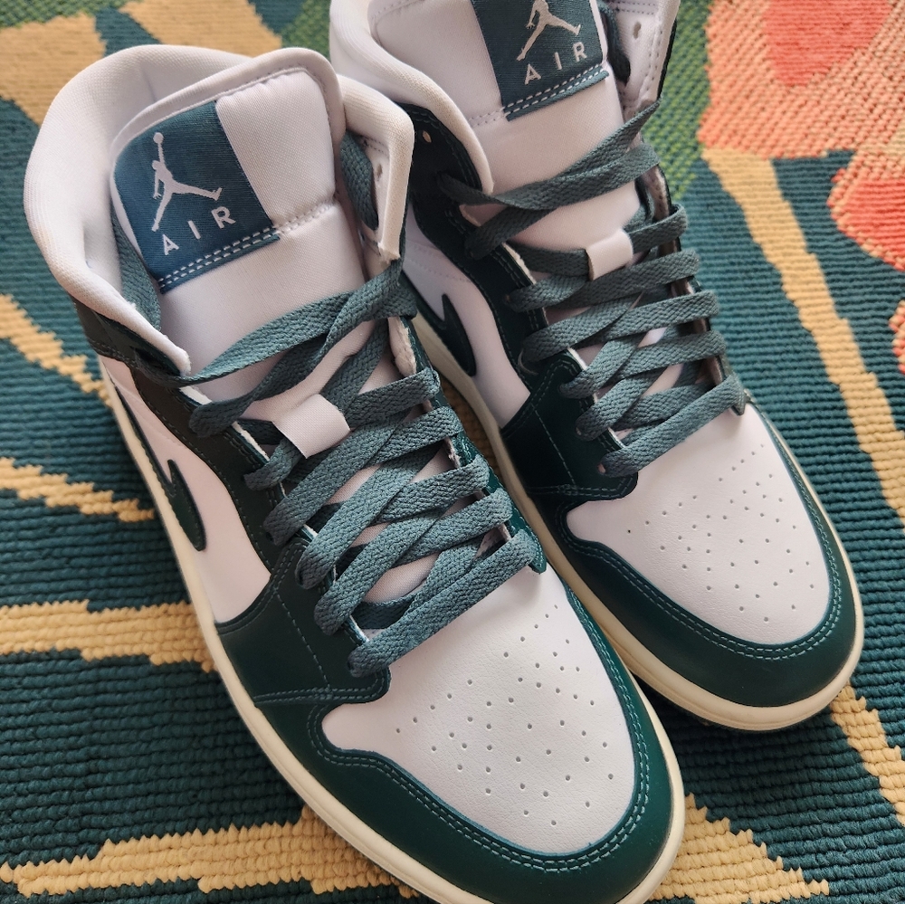 Jordan High-Top Sneakers -Oxidized Green